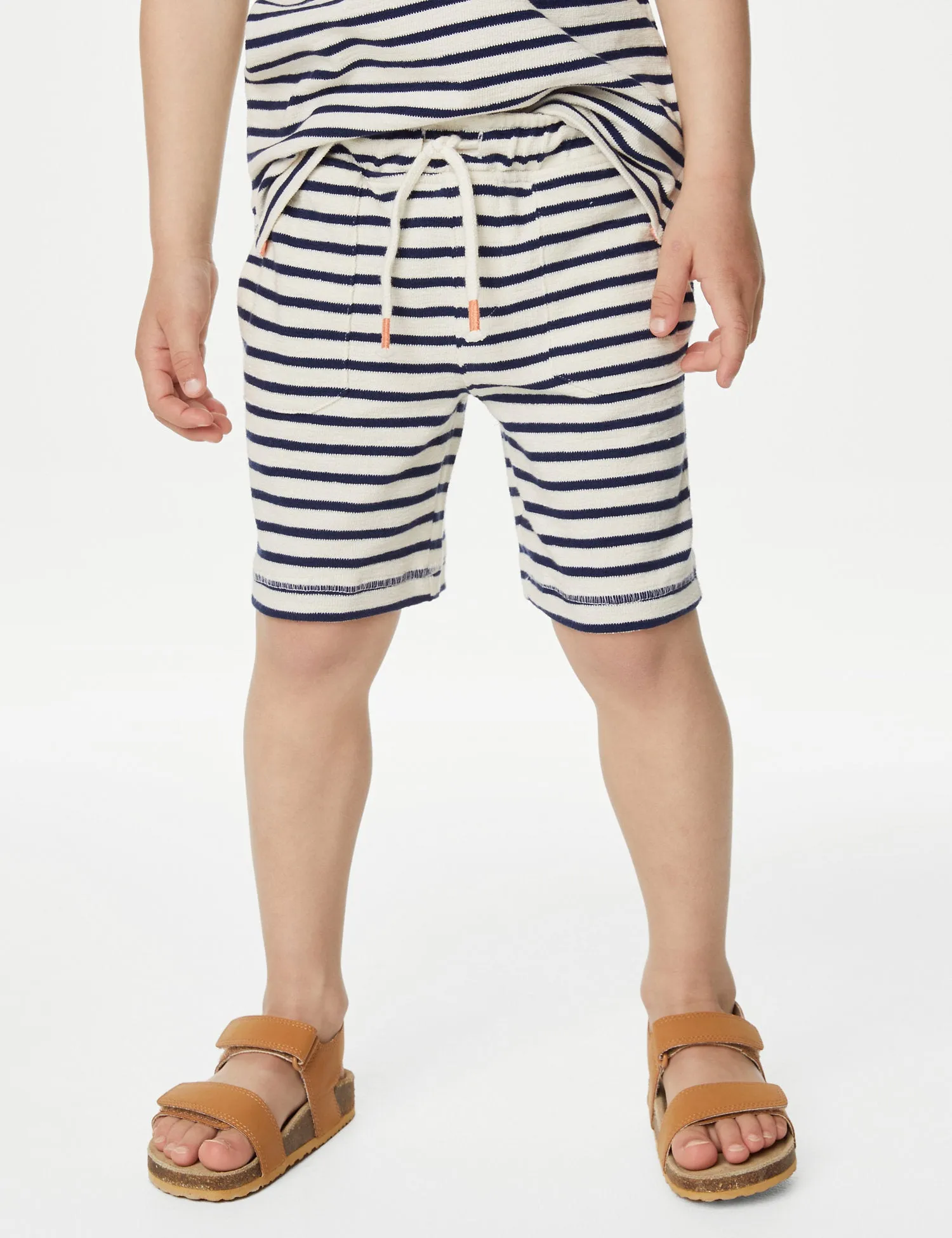 Pure Cotton Striped Shorts