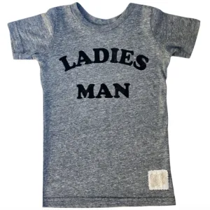 Retro Brand - Ladies Man Tee in Heather Grey