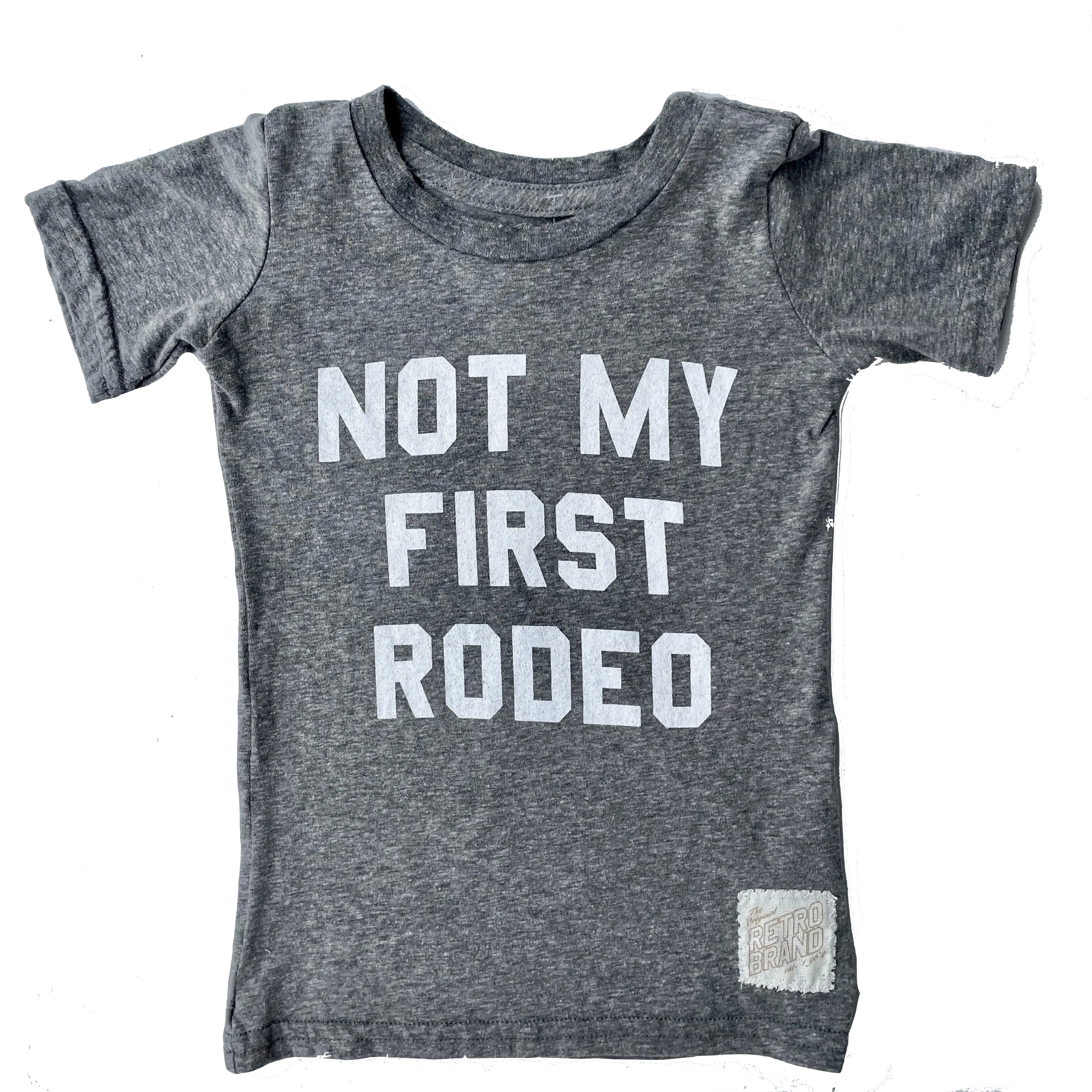 Retro Brand - Not My First Rodeo Tee in Heather Grey