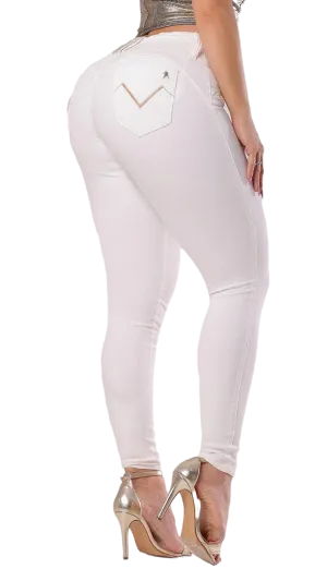 Rhero Women's High Waisted Skinny Pants 56693