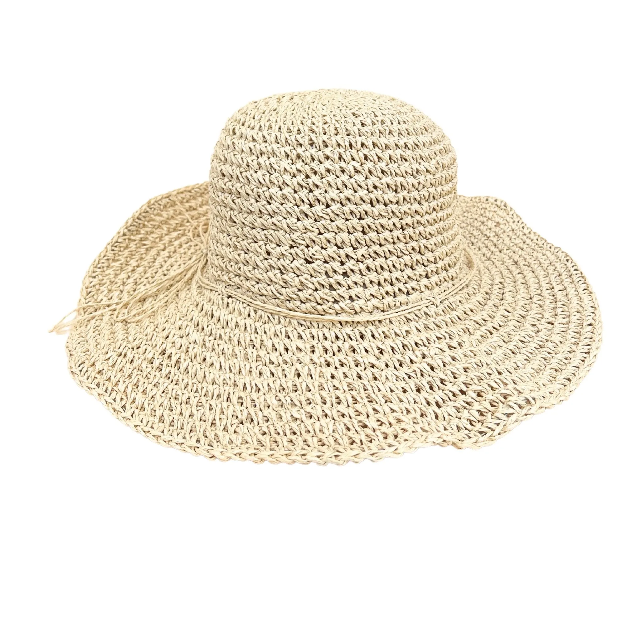 Santorini Adult Straw Hat - Natural