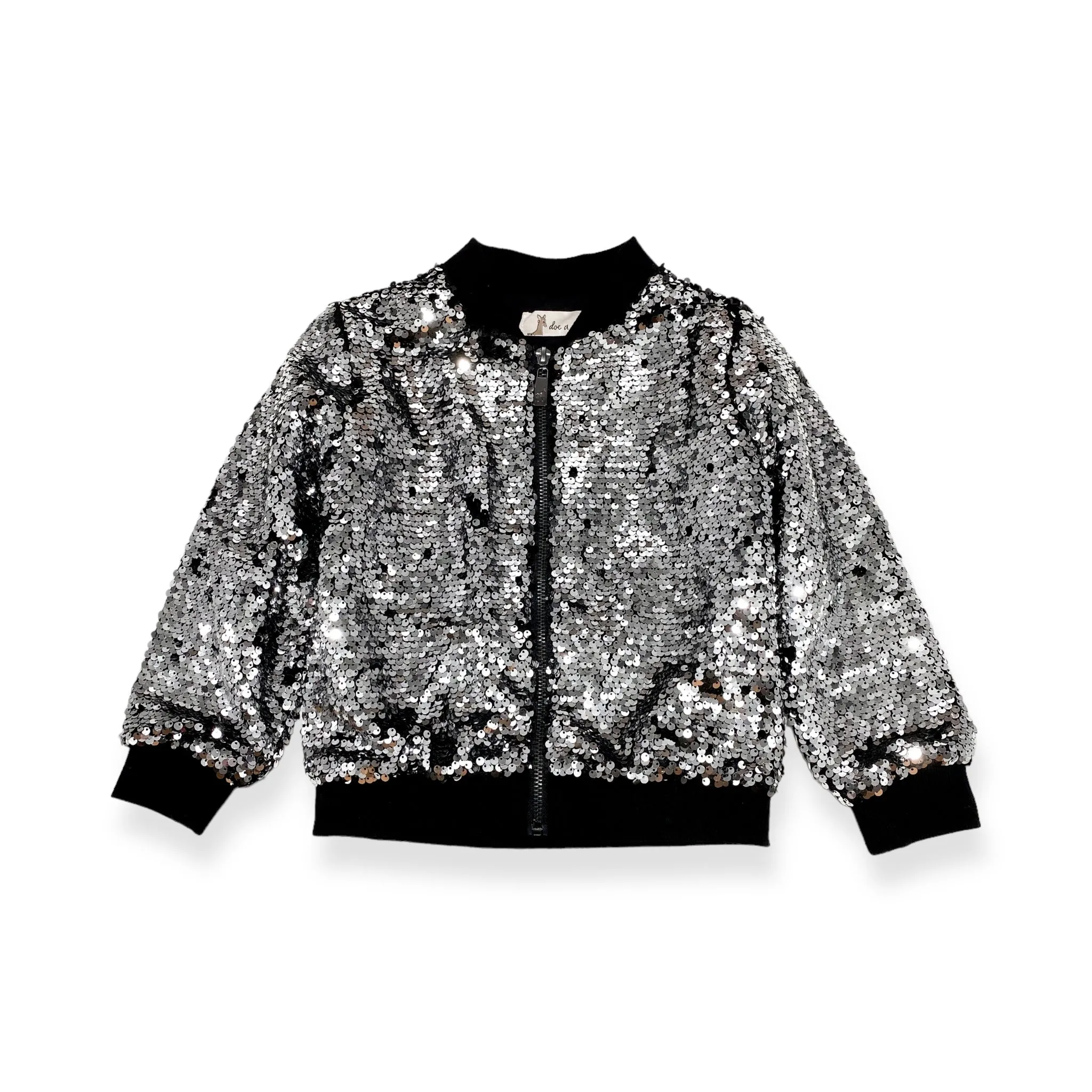 Sequin Bomber Jacket