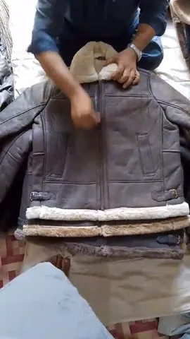 Sheep skin leather Jacket