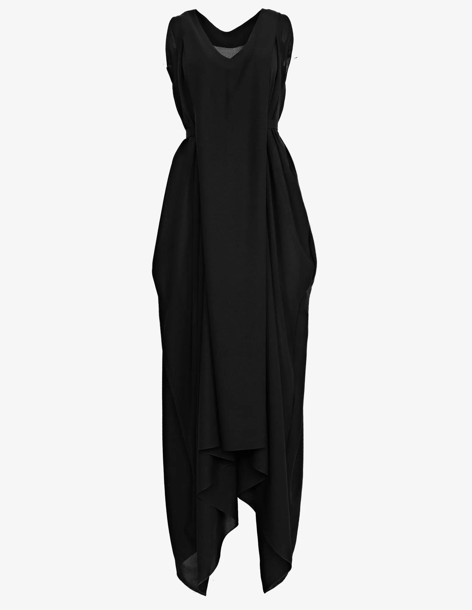 Structured Drape Dress