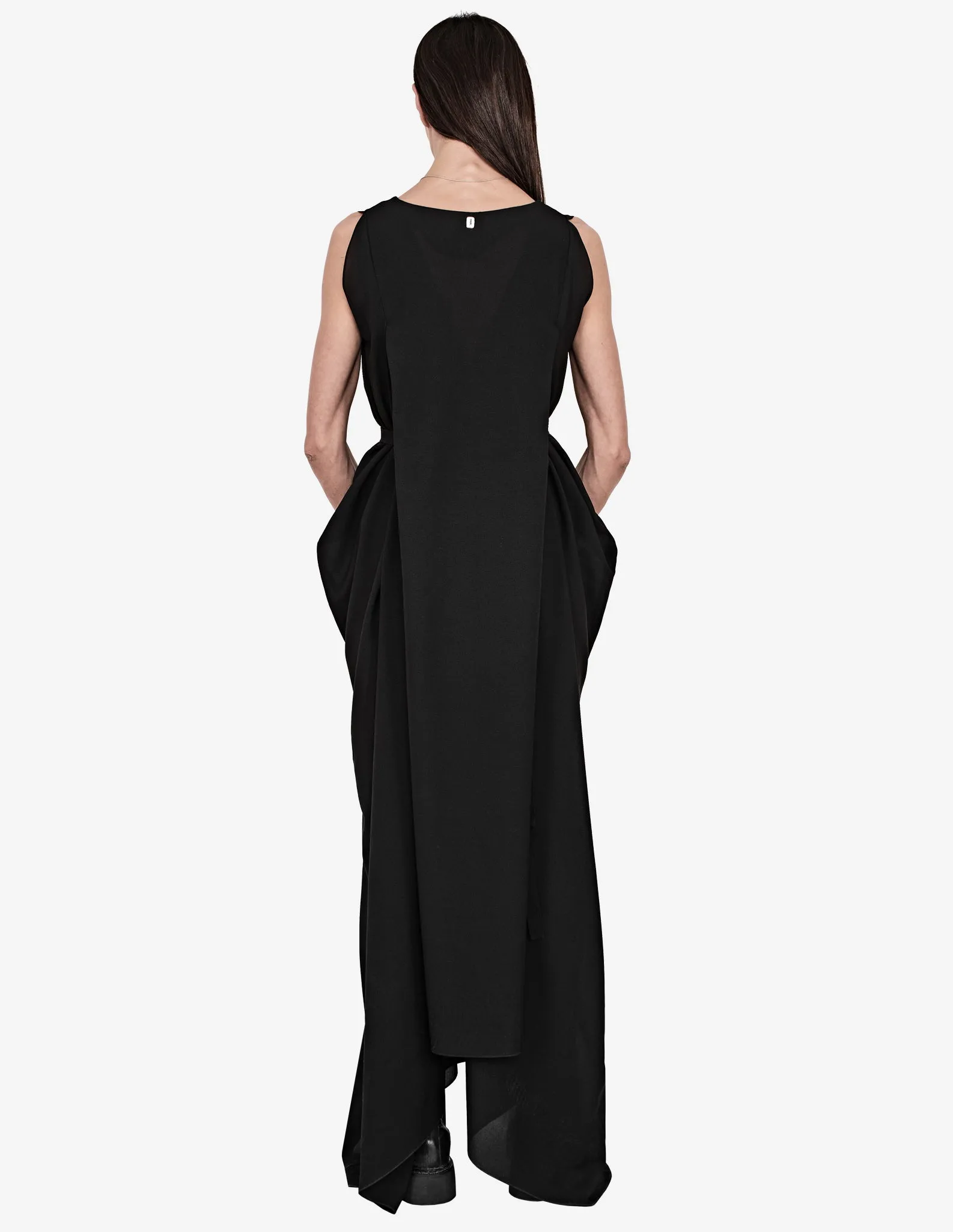 Structured Drape Dress