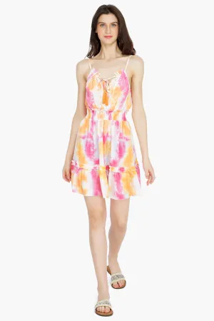 Sunrise Tie Dye Mini Dress