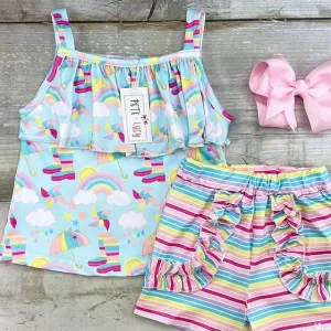 Sunshine and Rainbows Short set