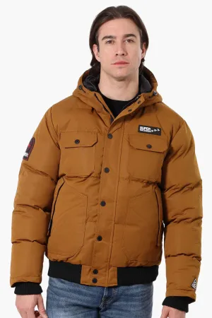 Super Triple Goose 4 Pocket Bomber Jacket - Brown