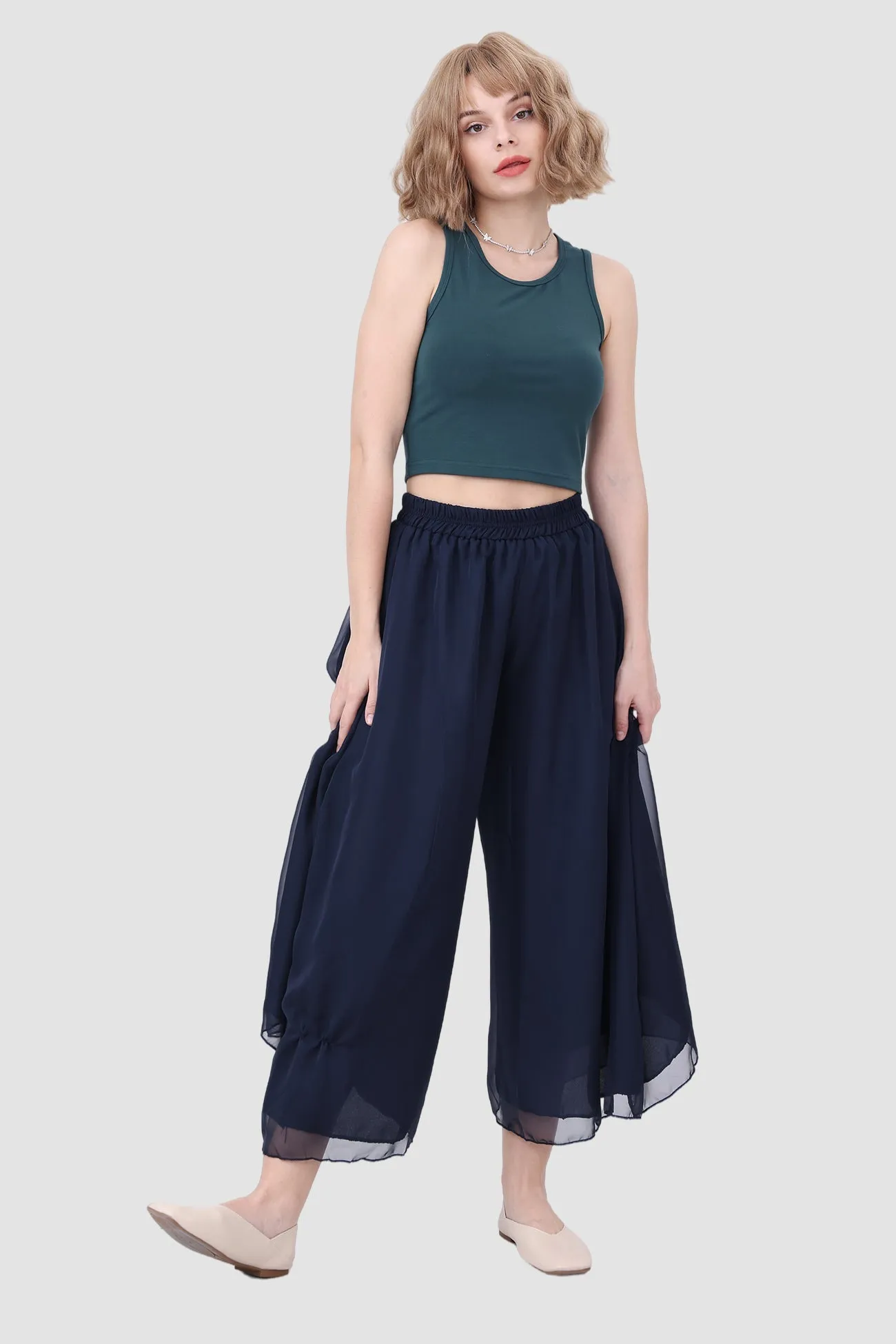 Tall High Waist Wide Leg Pants