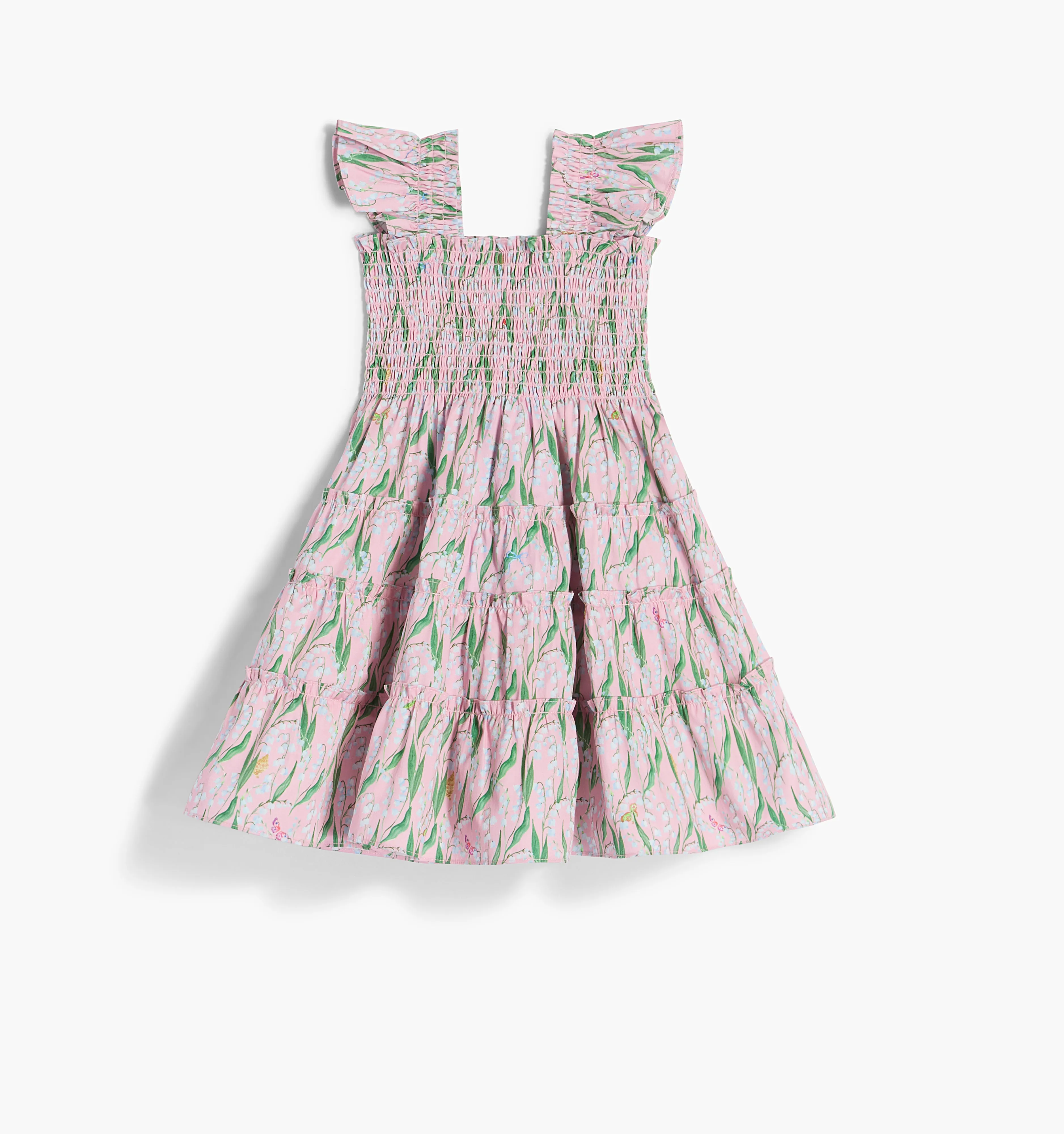 The Tiny Ellie Nap Dress - Pink Lily of the Valley