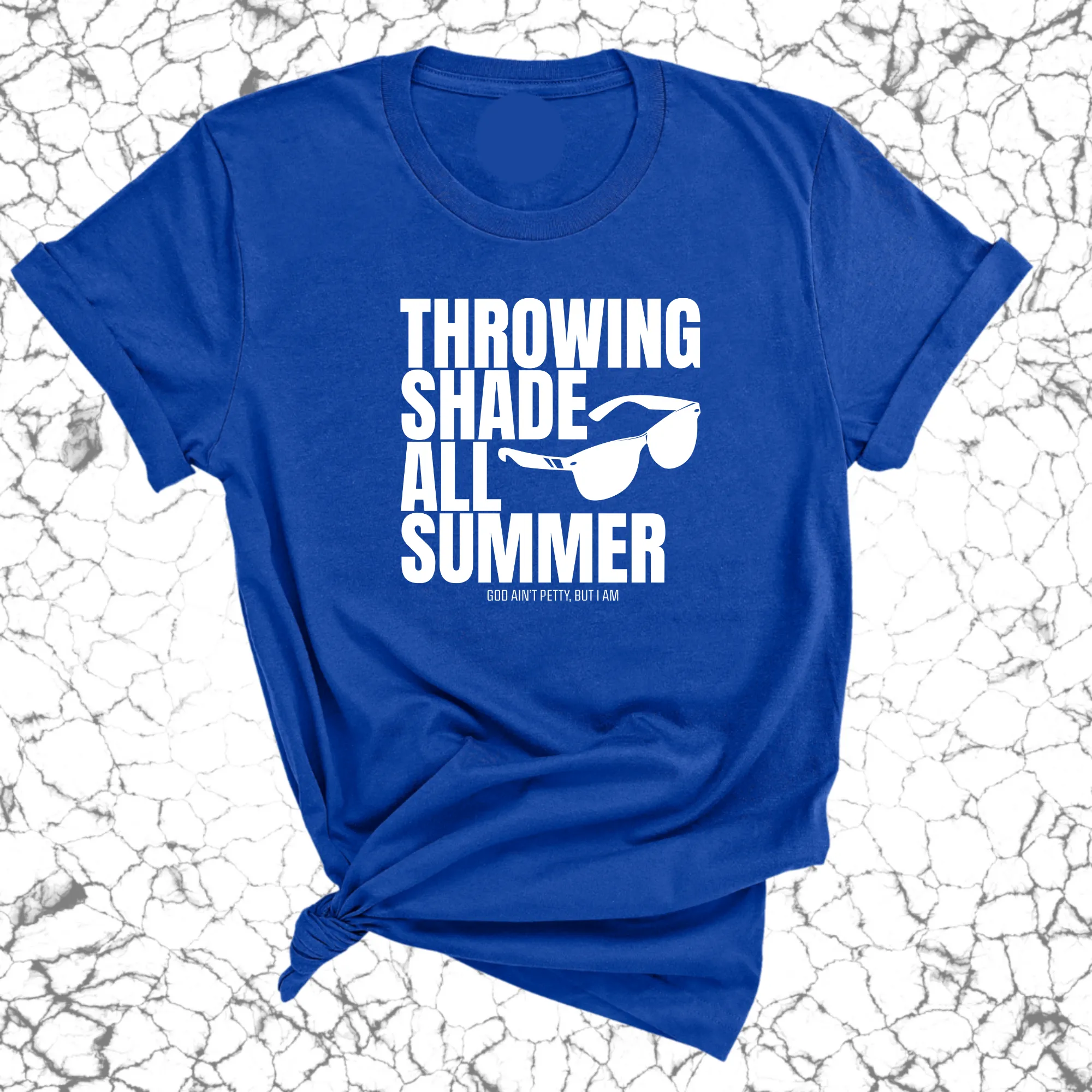 Throwing shades all summer Unisex Tee (Graphic Tee)