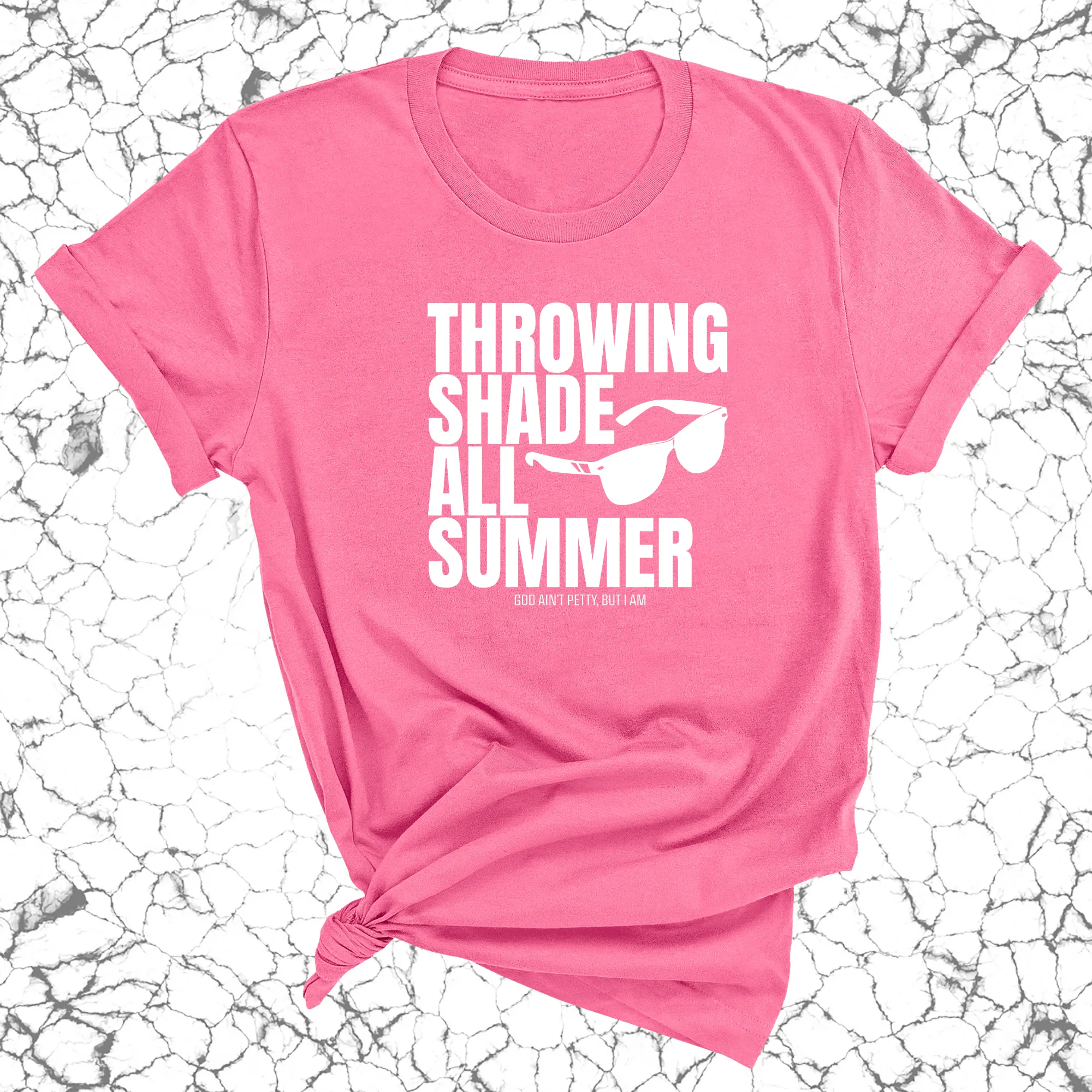 Throwing shades all summer Unisex Tee (Graphic Tee)