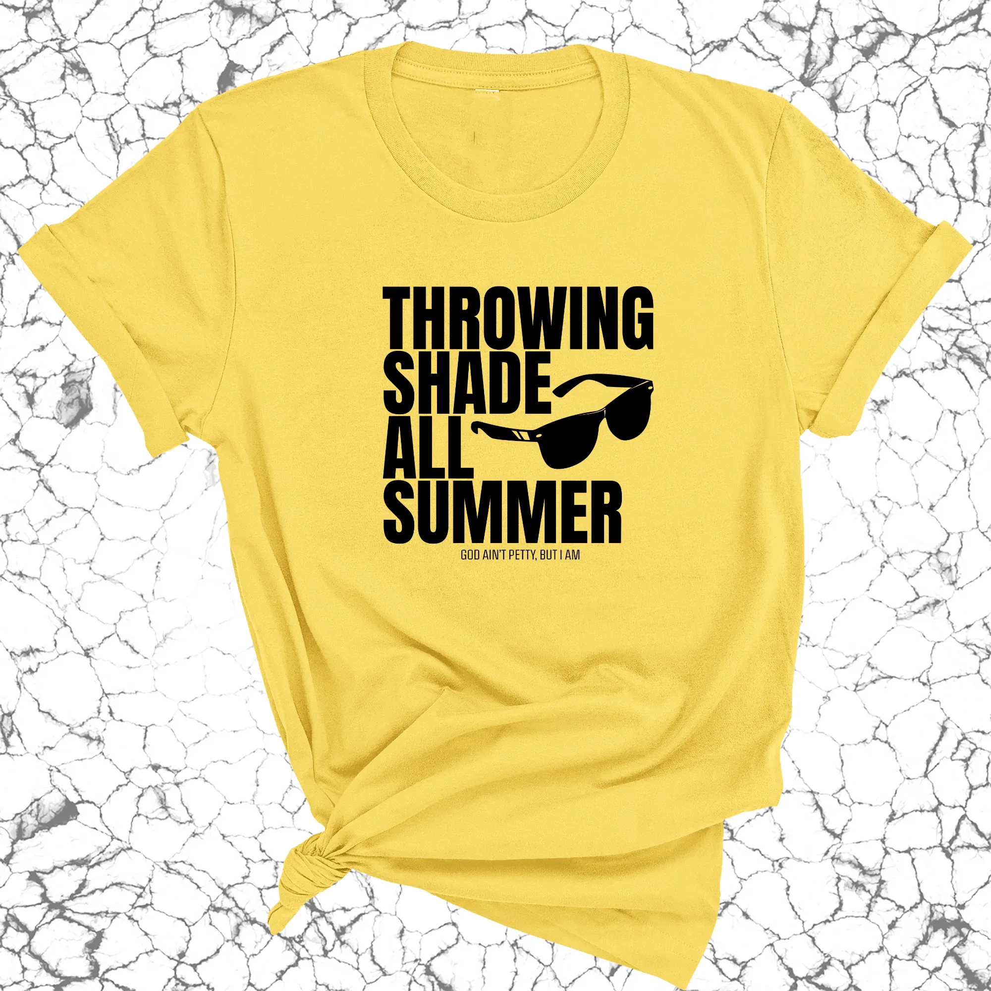 Throwing shades all summer Unisex Tee (Graphic Tee)