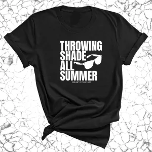 Throwing shades all summer Unisex Tee (Graphic Tee)