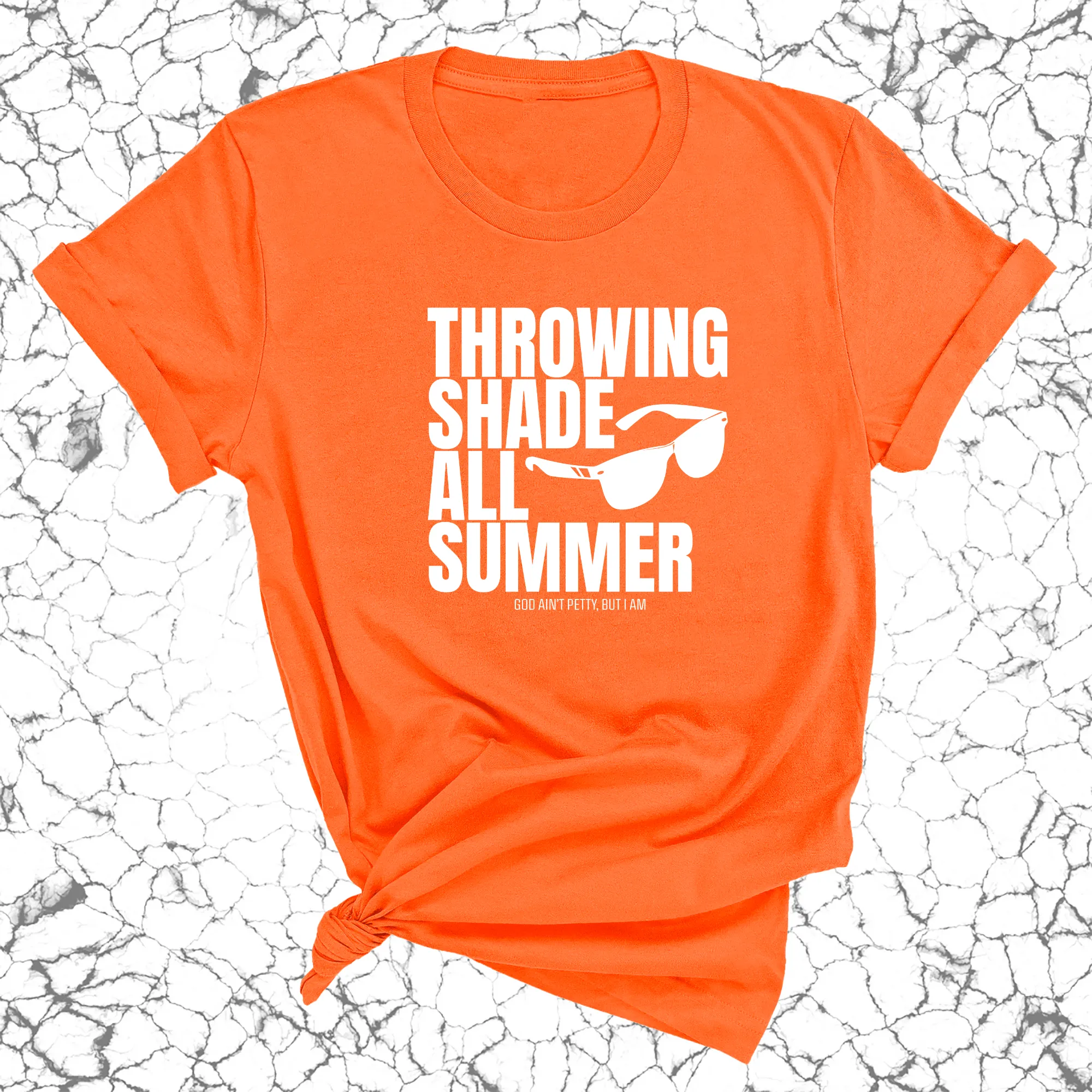 Throwing shades all summer Unisex Tee (Graphic Tee)