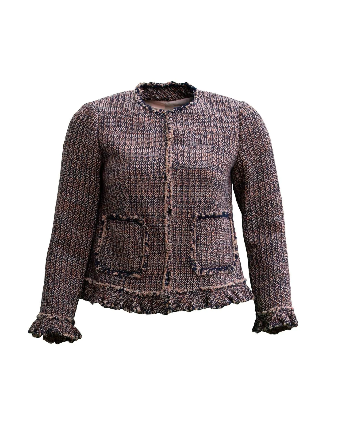 Tweed Ruffle Jacket