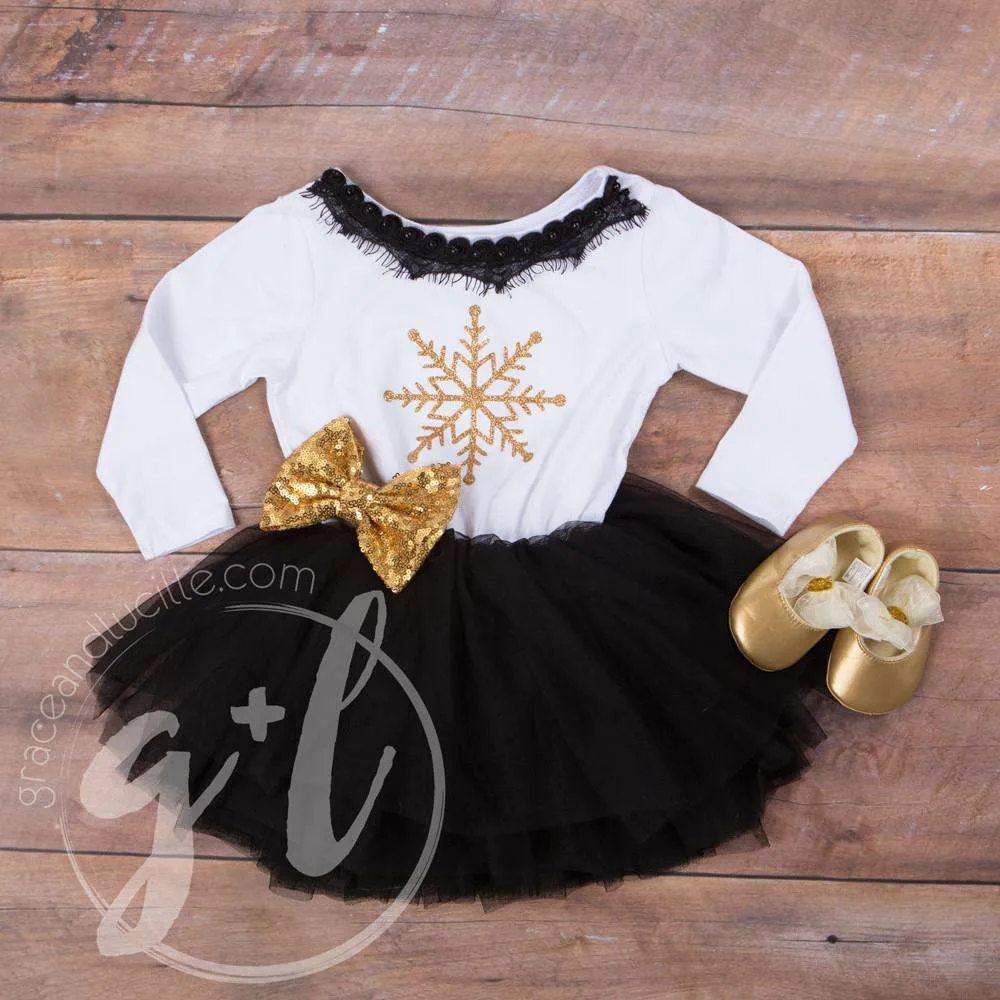 Two-in-One Sequined Bow Headband & Belt, Gold Bow with black band