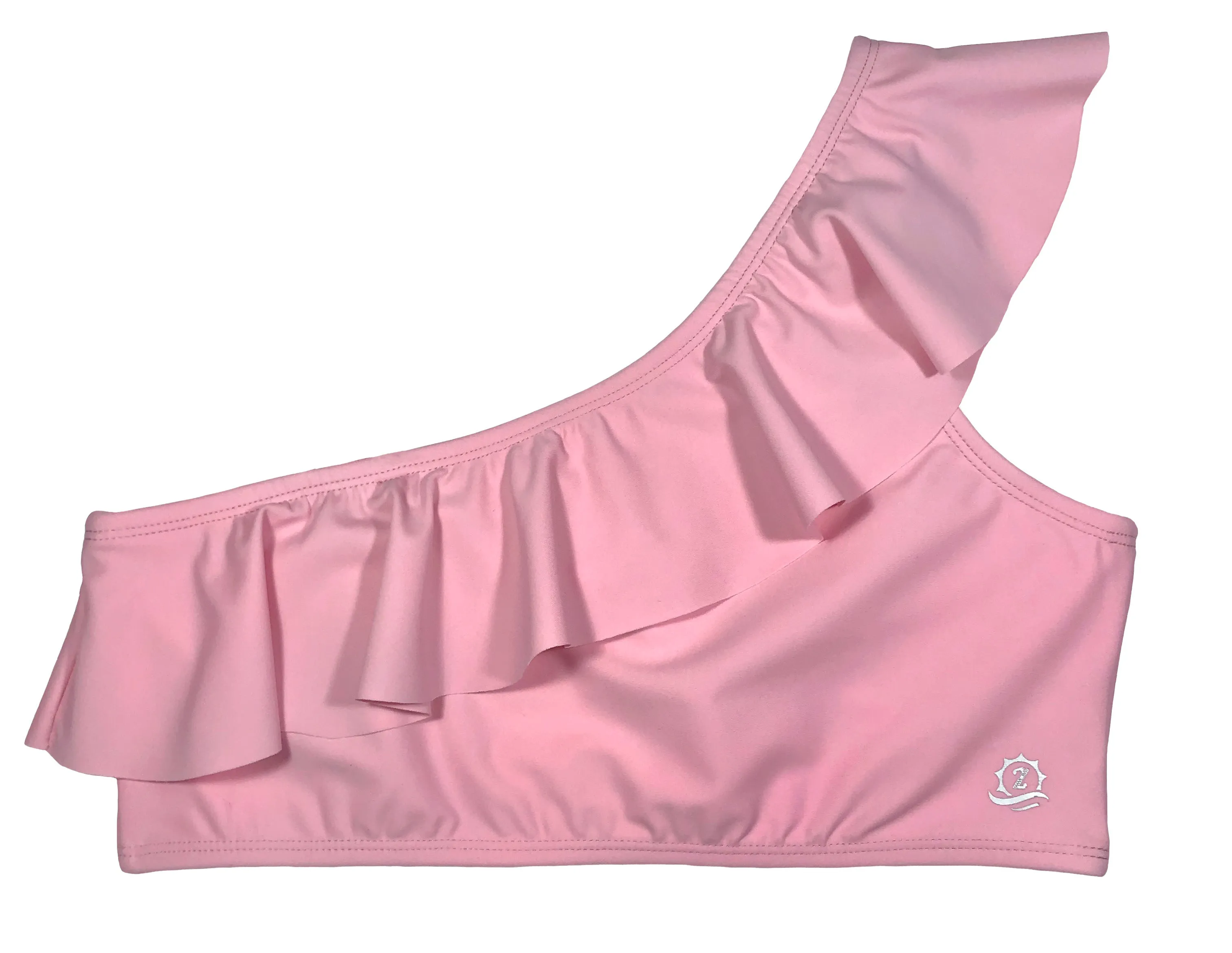 Women's One-Shoulder Bikini Top - “Pink”