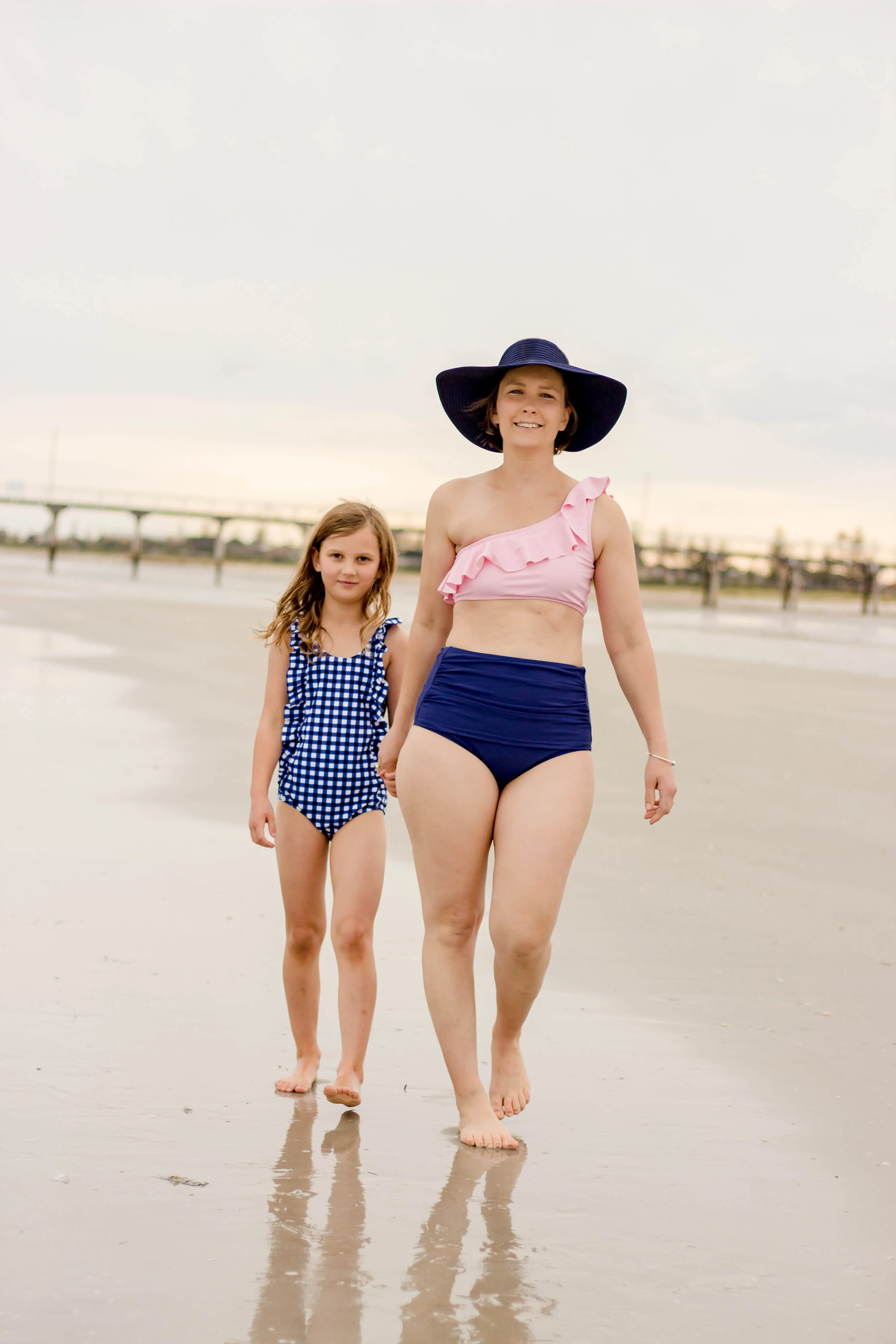 Women's One-Shoulder Bikini Top - “Pink”