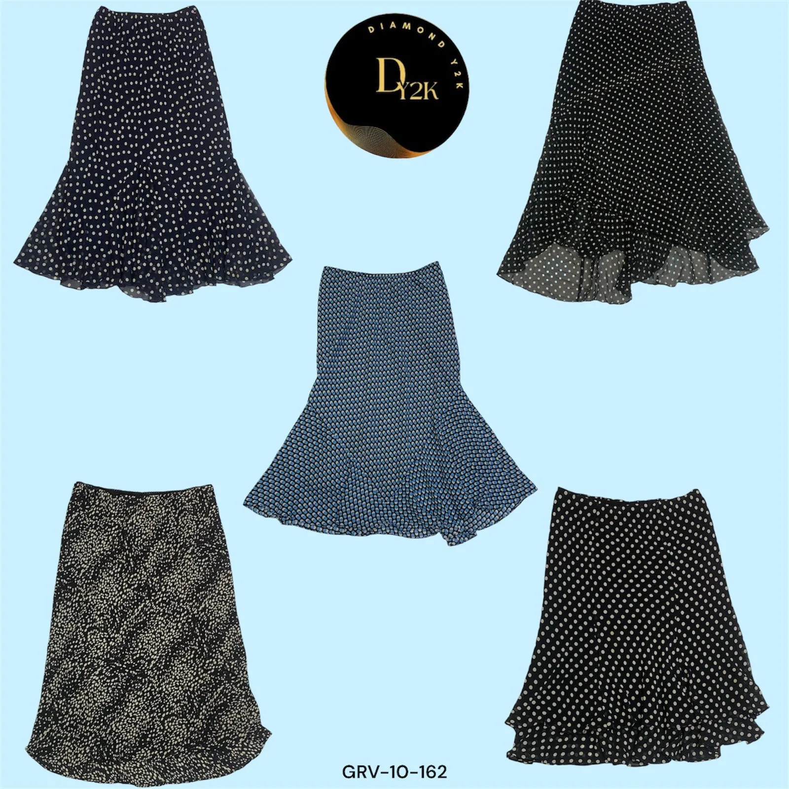 Y2K Spot On: Polka Dot Vibes Skirt (GRV-10-162)