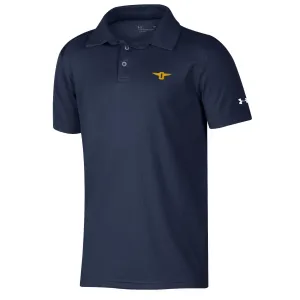 Youth Winged-O Tech Mesh Polo